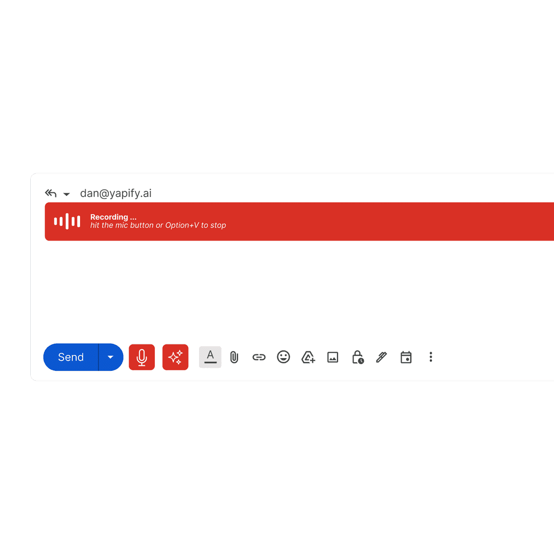 Voice or typed: Your input, your intention